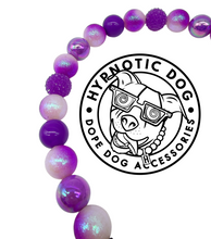 Load image into Gallery viewer, Purple Glitter Supernova Bead Collar