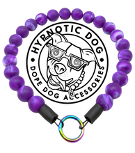 Load image into Gallery viewer, Purple Nebula Resin Bead Collar