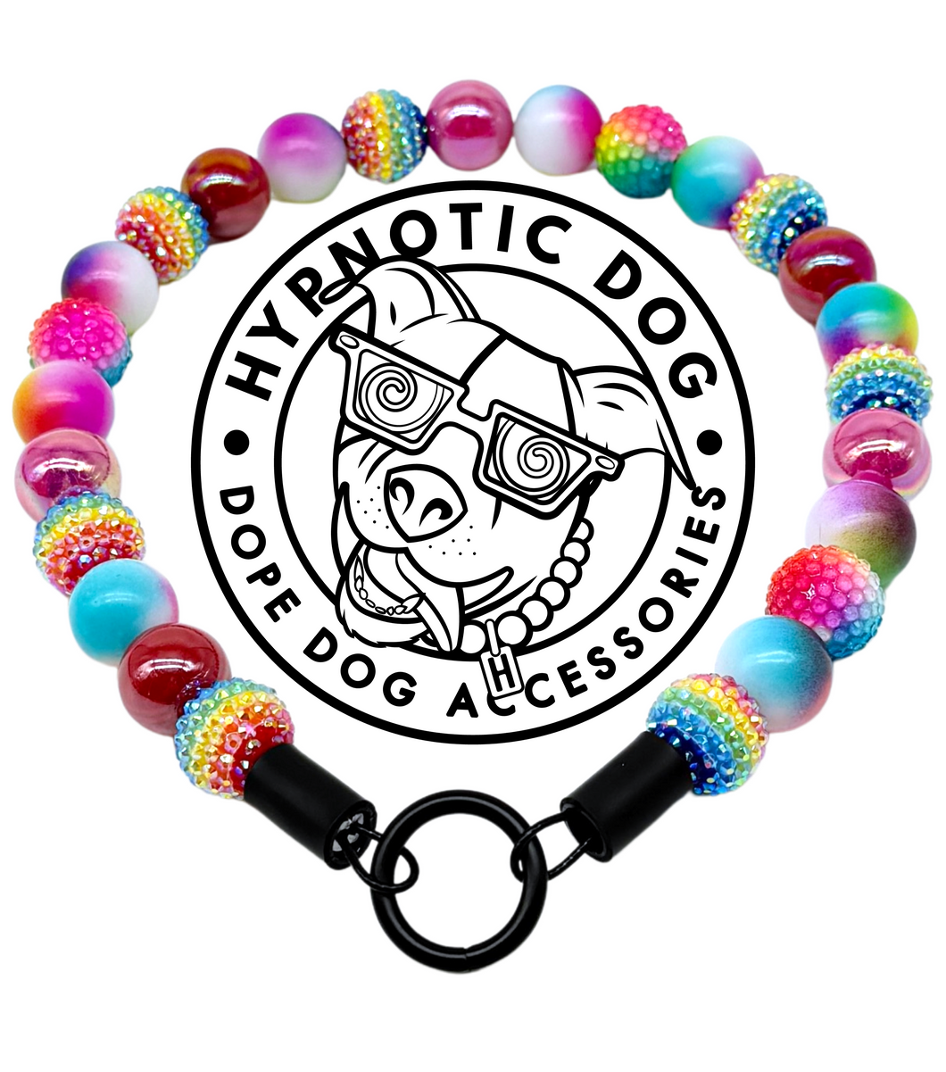 Rainbow Glitz 🌈 Bead Collar