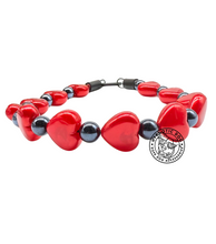 Load image into Gallery viewer, ♥️ Red &amp; Black Sweetheart ♥️ Bead Collar