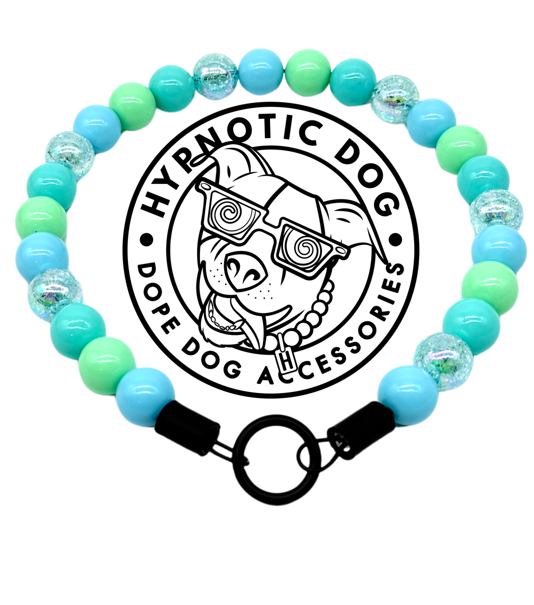 Seafoam Acrylic Bead Collar