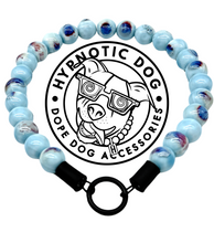 Load image into Gallery viewer, Sky Blue Abstract Ceramic Bead Collar