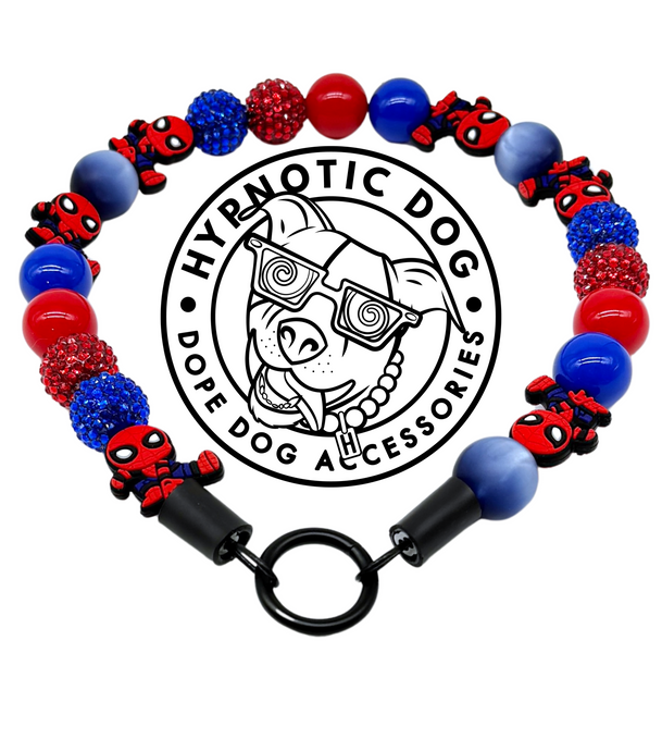 Spiderman Bead Collar