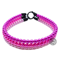Load image into Gallery viewer, Strawberry Shortcake Triplo Pearl Acrylic Bead Collar