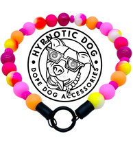 Load image into Gallery viewer, Sunset Tie Dye Glow Bead Collar