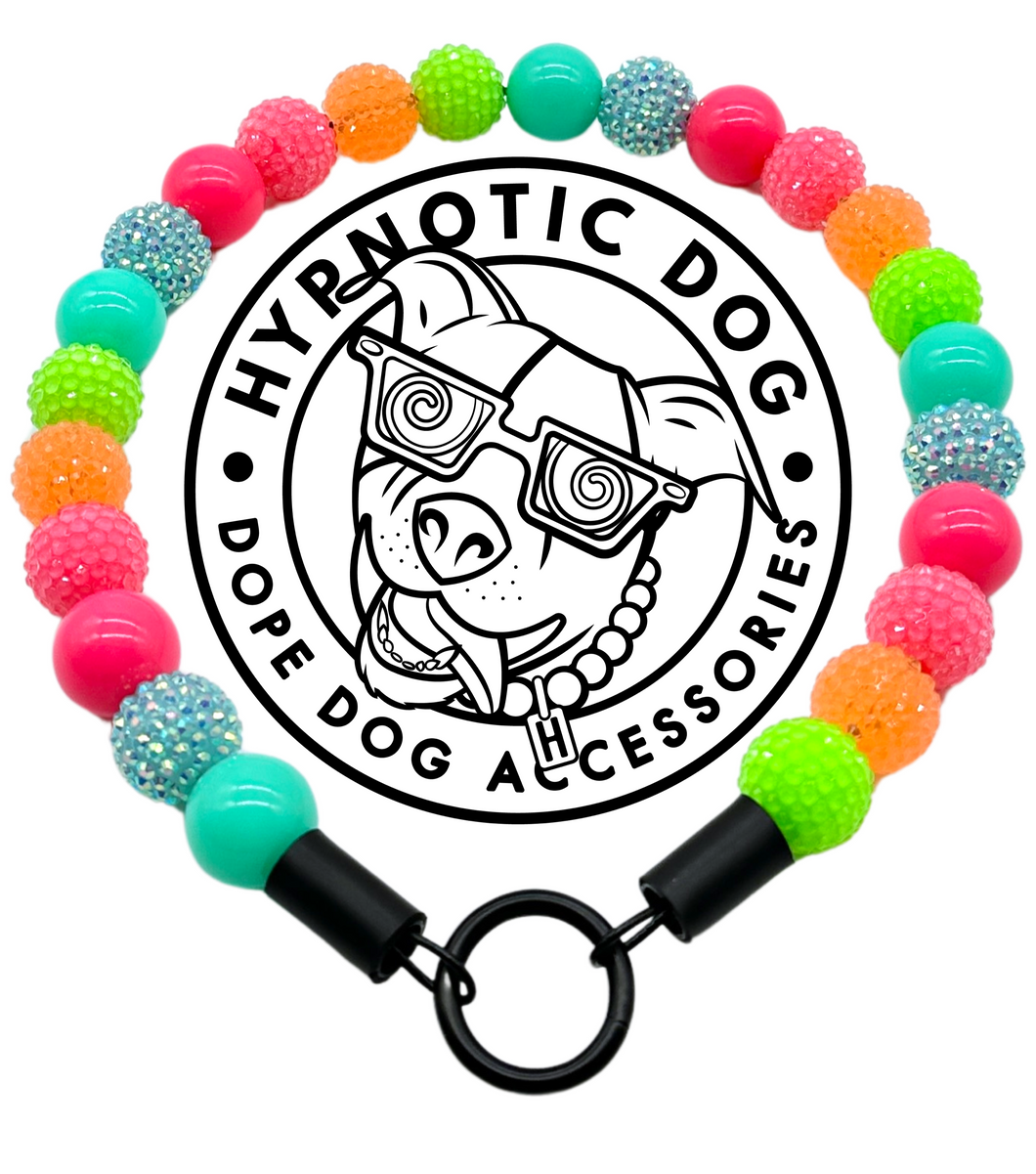 Tropical Punch Bead Collar