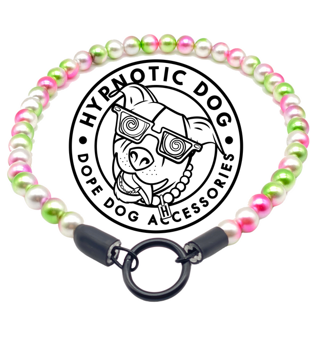 Watermelon XS Mermaid Pearl [Small Dog/Cat Bead Collar]