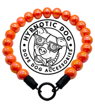 Load image into Gallery viewer, Fire Orange Acrylic Bead Collar [Scuffed]