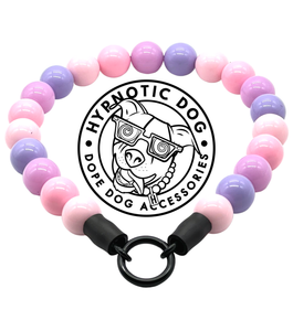 🟧 18" Slip On (Rose Gold O-Ring) Pretty Princess Acrylic Bead Collar - PRE-MADE/FINAL SALE
