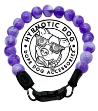 Load image into Gallery viewer, Purple Clouds XS Acrylic [Small Dog/Cat Bead Collar]