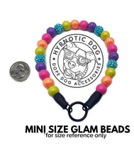 Load image into Gallery viewer, Red, White, &amp; Bling MINI [Small Dog/Cat Bead Collar]