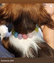 Load image into Gallery viewer, Frosted Rainbow MINI Acrylic [Small Dog/Cat Bead Collar]