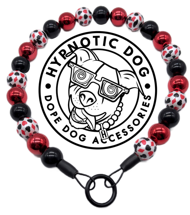 Blackjack Acrylic Bead Collar - SALE