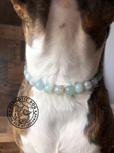 Load image into Gallery viewer, Sky Blue Agate Semi-precious Gem Bead Collar [Decorative Only]