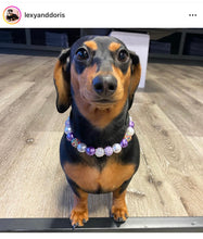 Load image into Gallery viewer, Purple Glitz MINI [Small Dog/Cat Bead Collar]