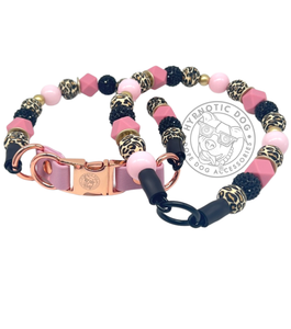 Pink Midnight Safari Bead Collar