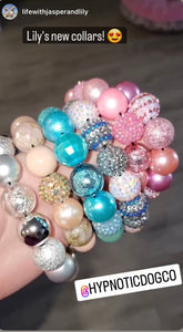 Glacial Glitter Bead Collar