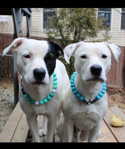 Rocket Blue [Scuffed] Acrylic Bead Collar