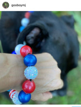 Load image into Gallery viewer, Americana Glam Bead Collar