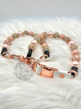 Load image into Gallery viewer, Rose Gold Champagne Bead Collar