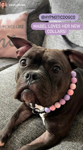 🟧 18" Slip On (Rose Gold O-Ring) Pretty Princess Acrylic Bead Collar - PRE-MADE/FINAL SALE