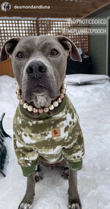 Butterscotch Glam Bead Collar