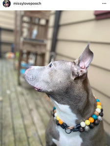 Retro Cool Bead Collar