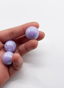 Lavender Rain Acrylic Bead Collar [Scuffed]
