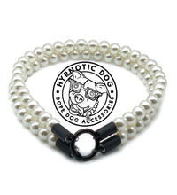 Load image into Gallery viewer, Duplo Mini White Pearl Acrylic Bead Collar
