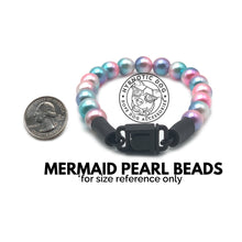 Load image into Gallery viewer, XS White Pearl Triplo Acrylic [Small Dog/Cat Bead Collar]