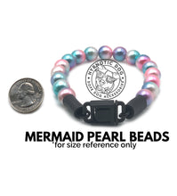 Load image into Gallery viewer, Rainbow XS Mermaid Pearl Bead Collar