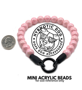 🟧 13.5" Neck Measure (Black Plastic Buckle) Mini White Pearl Bead Collar - PRE-MADE/FINAL SALE