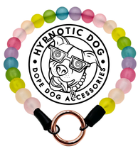 Load image into Gallery viewer, Frosted Rainbow MINI Acrylic [Small Dog/Cat Bead Collar]