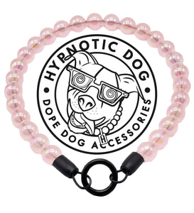 Peachy Pink Jelly Mini Bead Collar [Small Dog/Cat Bead Collar]
