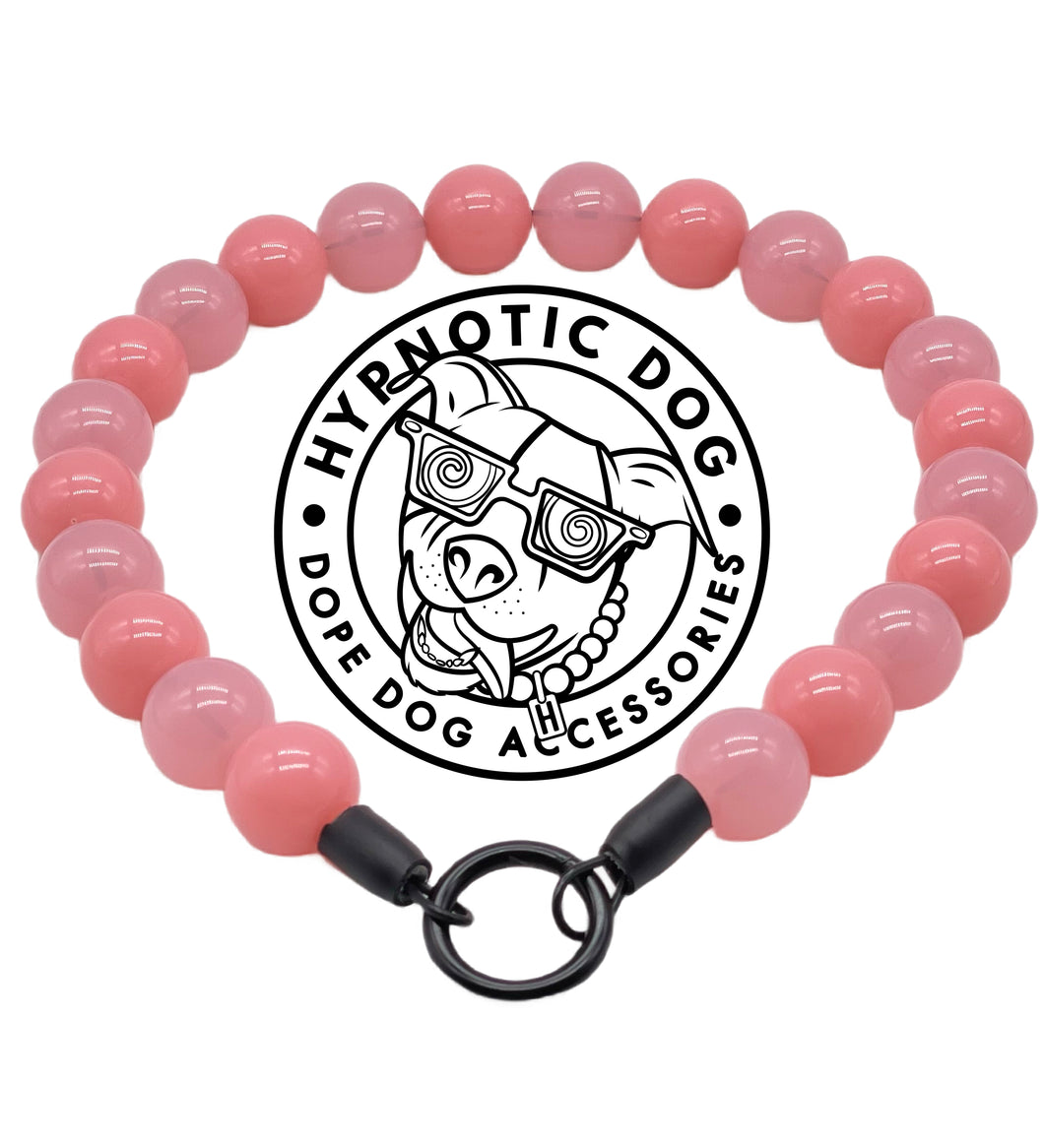 Multicolor Daisies 🌼 Silicone Bead Collar – Hypnotic Dog